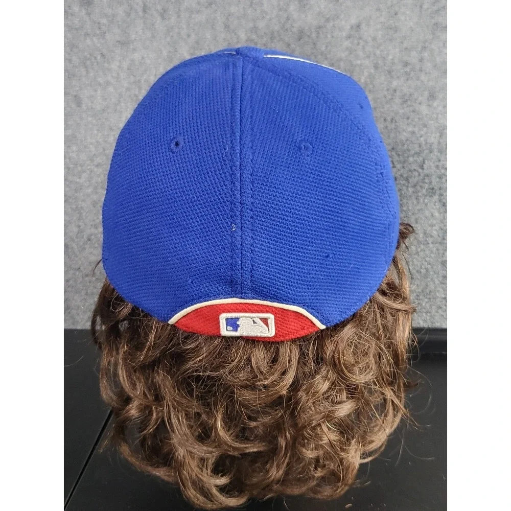 New Era Texas Rangers Autographed Fitted Baseball Cap‎ MLB 39Thirty S-M Signed